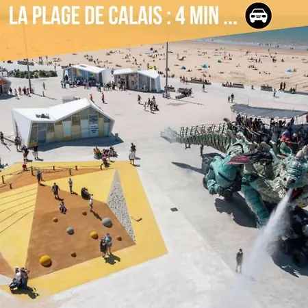 Le Metz Calais-nord - Balcon -plage -commerces