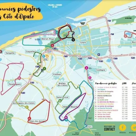 Le Metz Calais-nord - Balcon -plage -commerces Lägenhet *