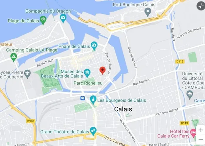 Le Metz Calais-nord - Balcon -plage -commerces Calais